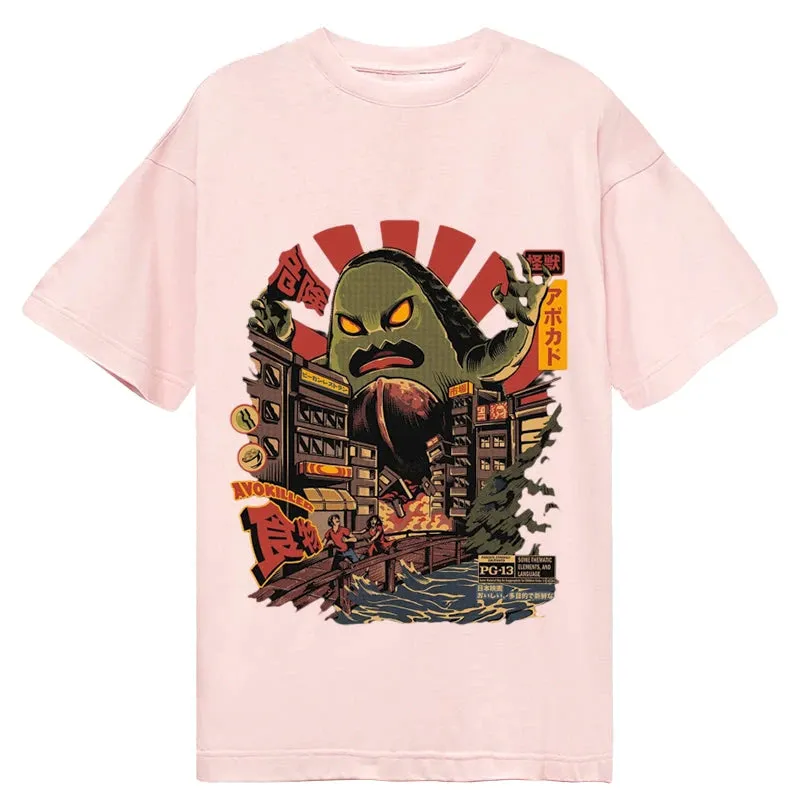 Tokyo-Tiger Avocado Kaiju Japanese Classic T-Shirt