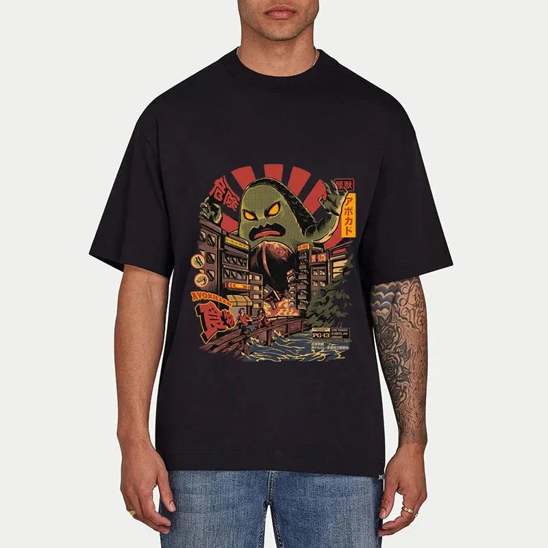 Tokyo-Tiger Avocado Kaiju Japanese Classic T-Shirt