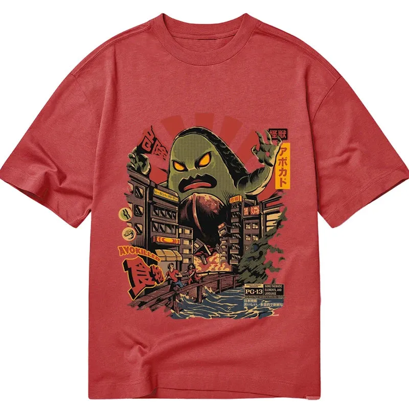 Tokyo-Tiger Avocado Kaiju Japanese Classic T-Shirt
