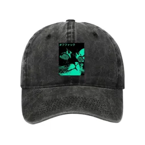 Tokyo-Tiger Cool Cat Japanese Washed Cap