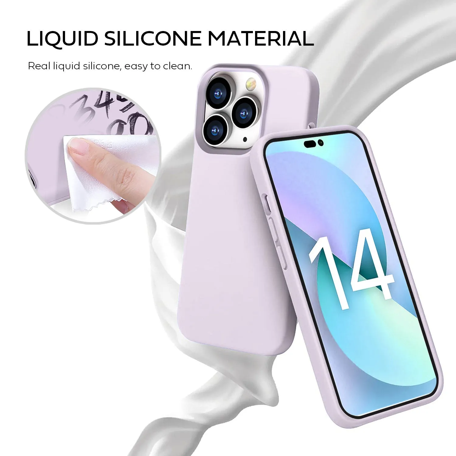 Tough On iPhone 14 Pro Max Strong Liquid Silicone Case