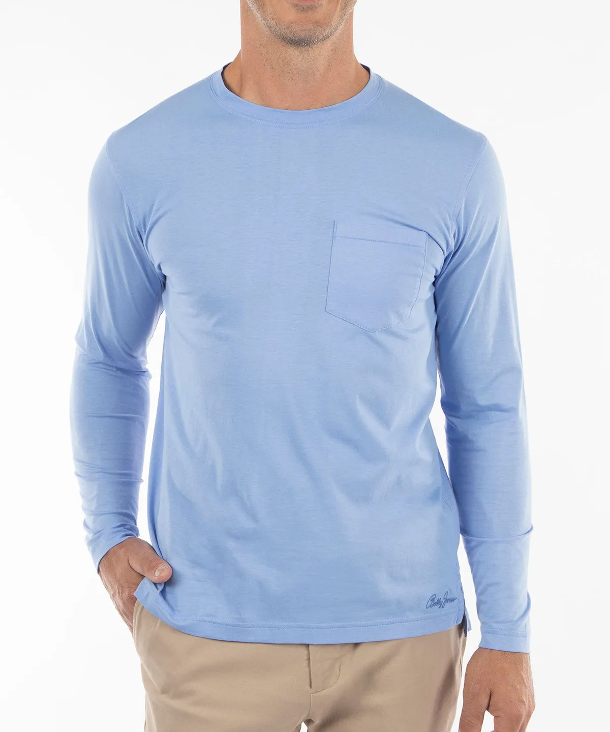 Ultra-Light Peruvian Cotton Long-Sleeve Tee