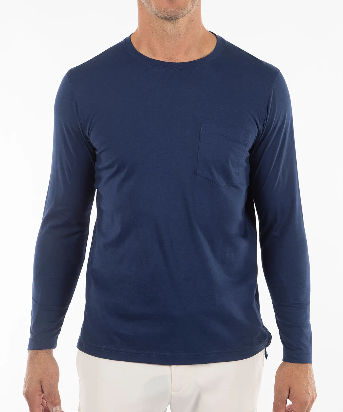 Ultra-Light Peruvian Cotton Long-Sleeve Tee