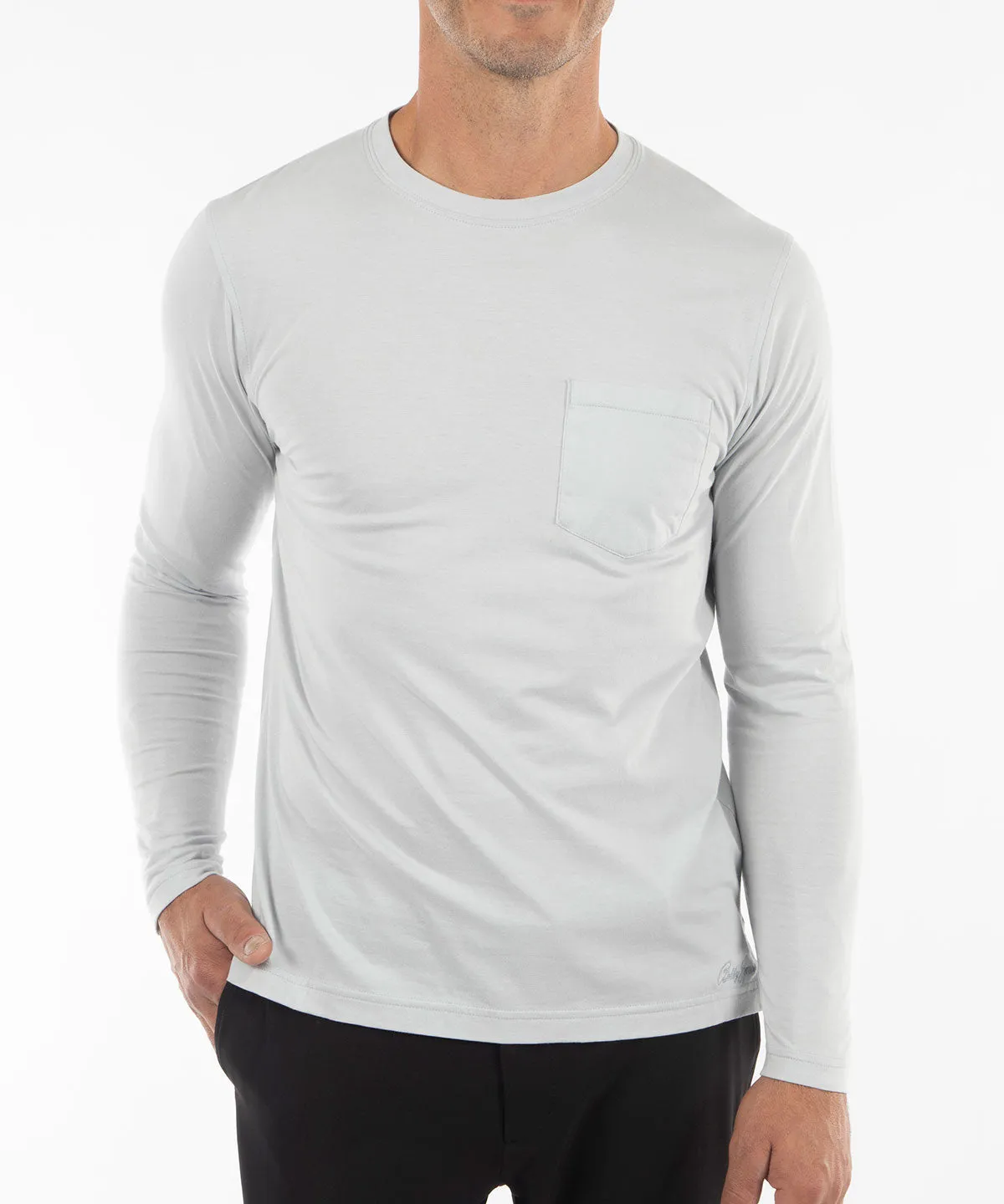Ultra-Light Peruvian Cotton Long-Sleeve Tee