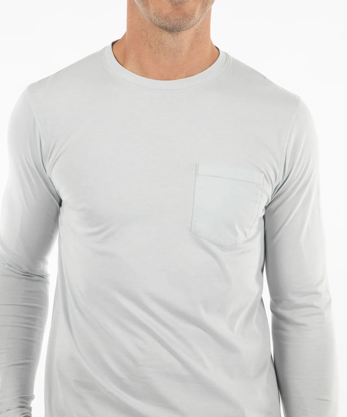 Ultra-Light Peruvian Cotton Long-Sleeve Tee