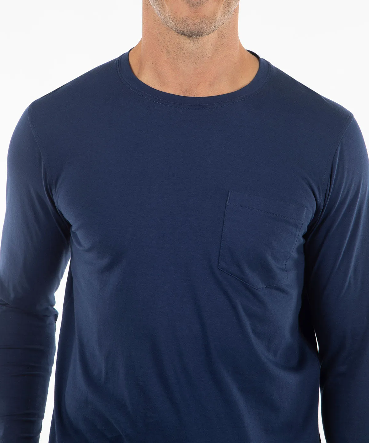 Ultra-Light Peruvian Cotton Long-Sleeve Tee