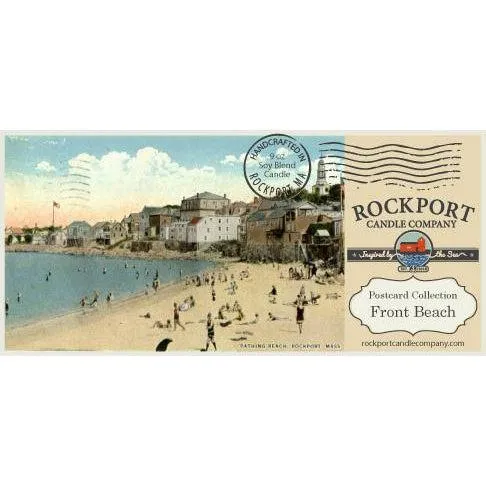 Vintage Postcard Candle - Front Beach