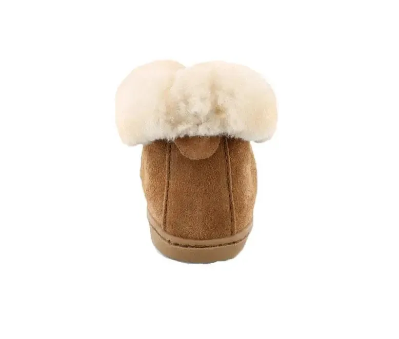 Women’s Minnetonka Sheepskin Ankle Boot – Cozy, Versatile & Luxe Comfort