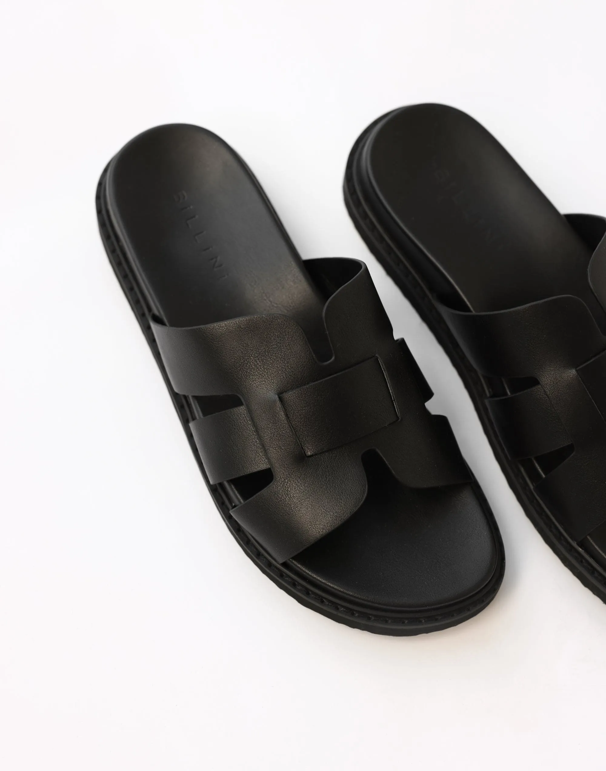 Zanna Slides (Black) - By Billini